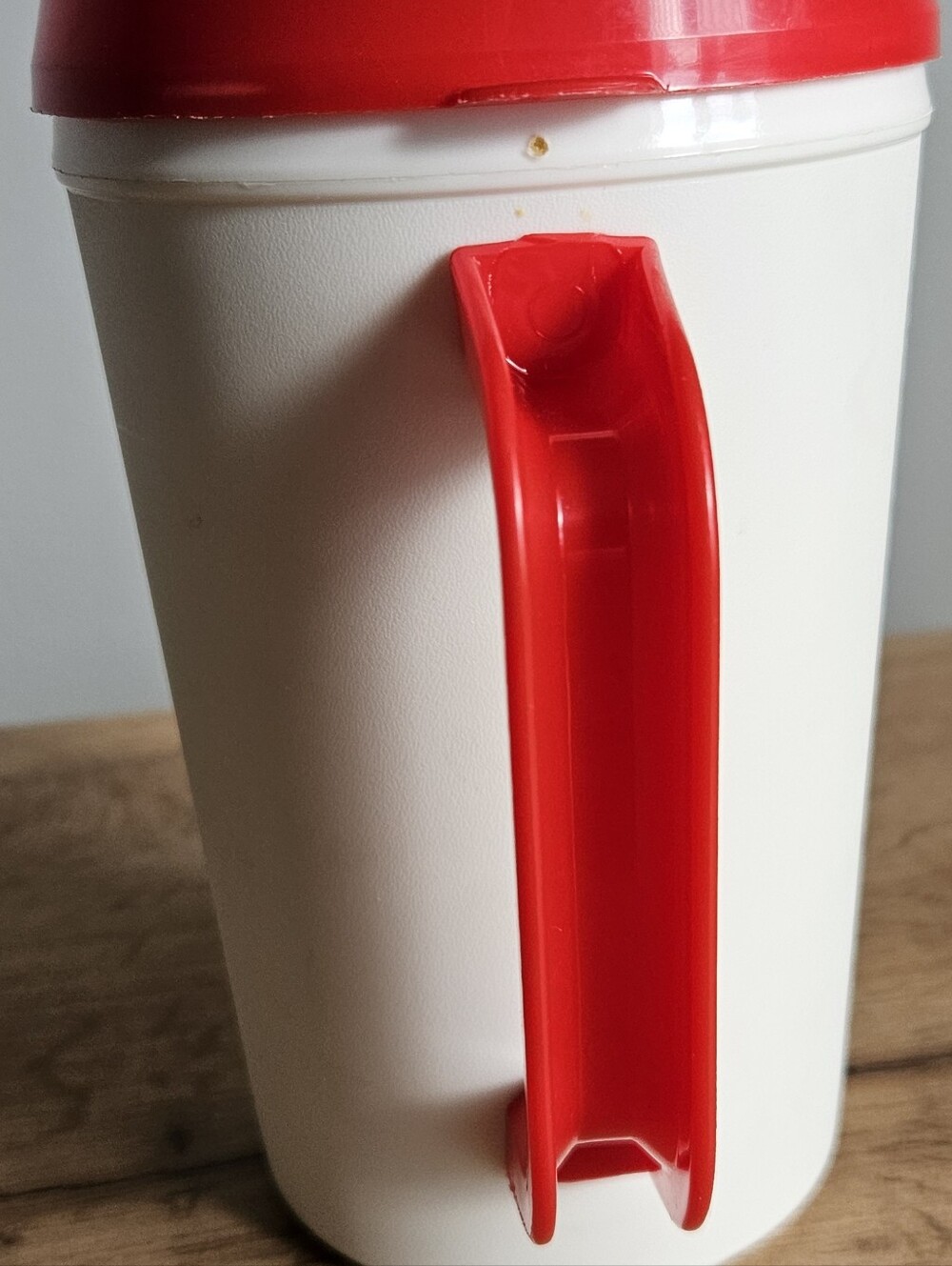 VTG Tim Hortons Super Tim Plastic Travel Mug Aladdin | Made In USA | Red White - Picture 7 of 16